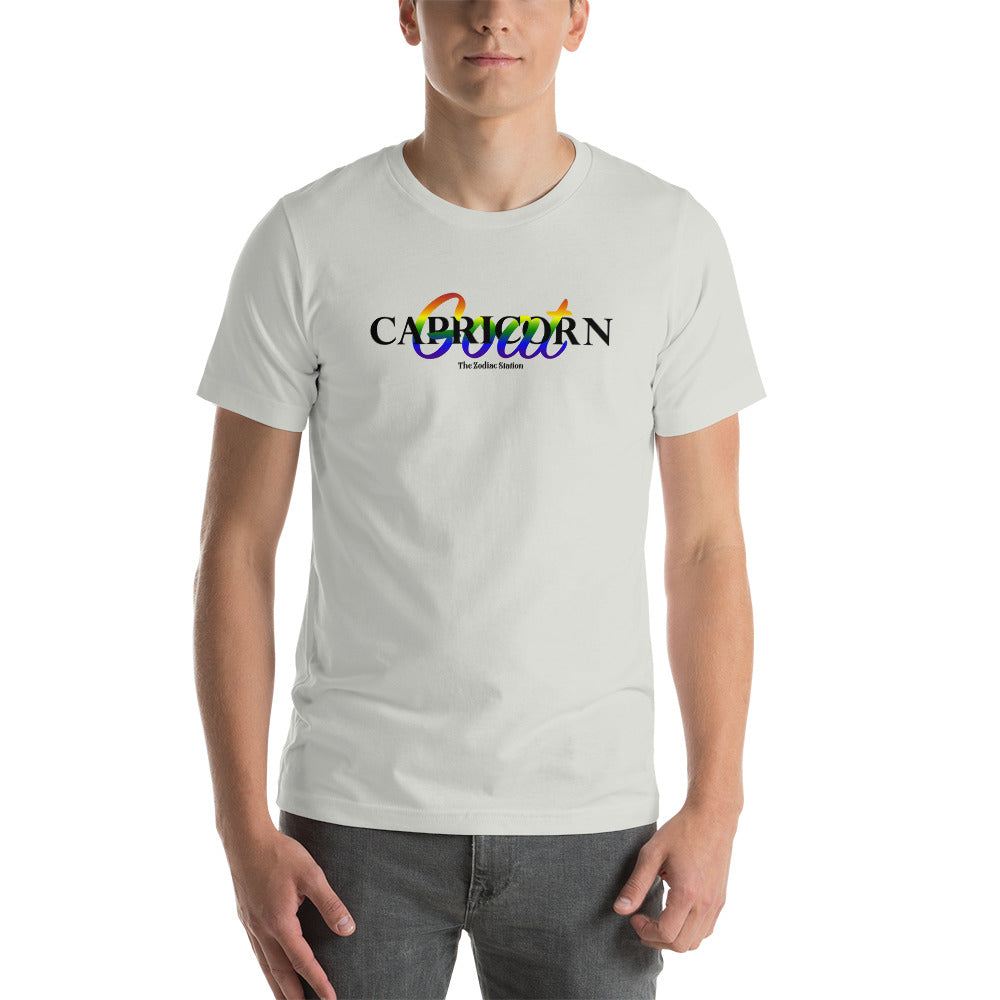 Capricorn Zodiac T-Shirt Unisex LGBTQ+ Twine The Zodiac Station