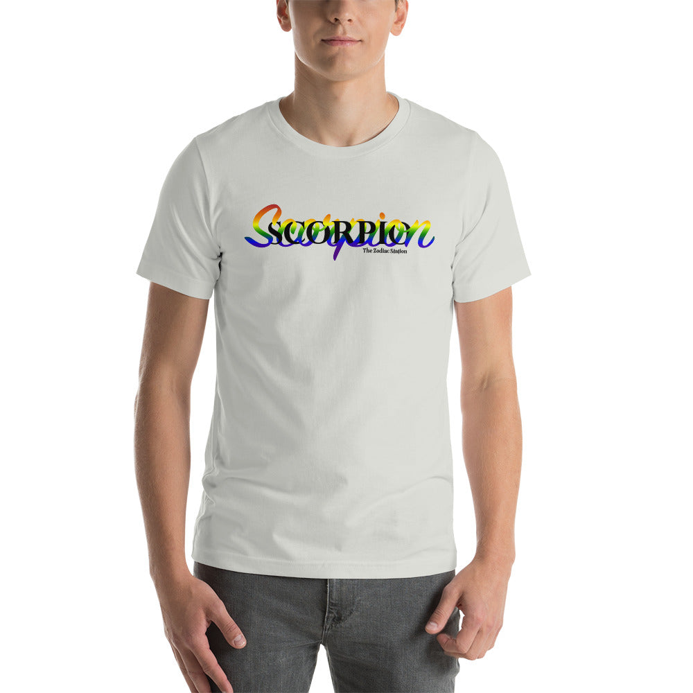 Scorpio Zodiac T-Shirt Unisex LGBTQ+ Twine The Zodiac Station