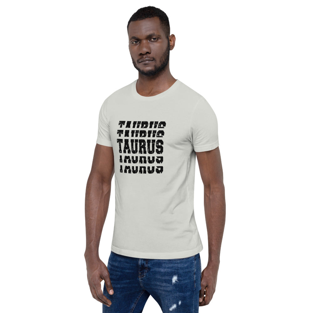 Taurus Zodiac T-Shirt Stack'em Black The Zodiac Station