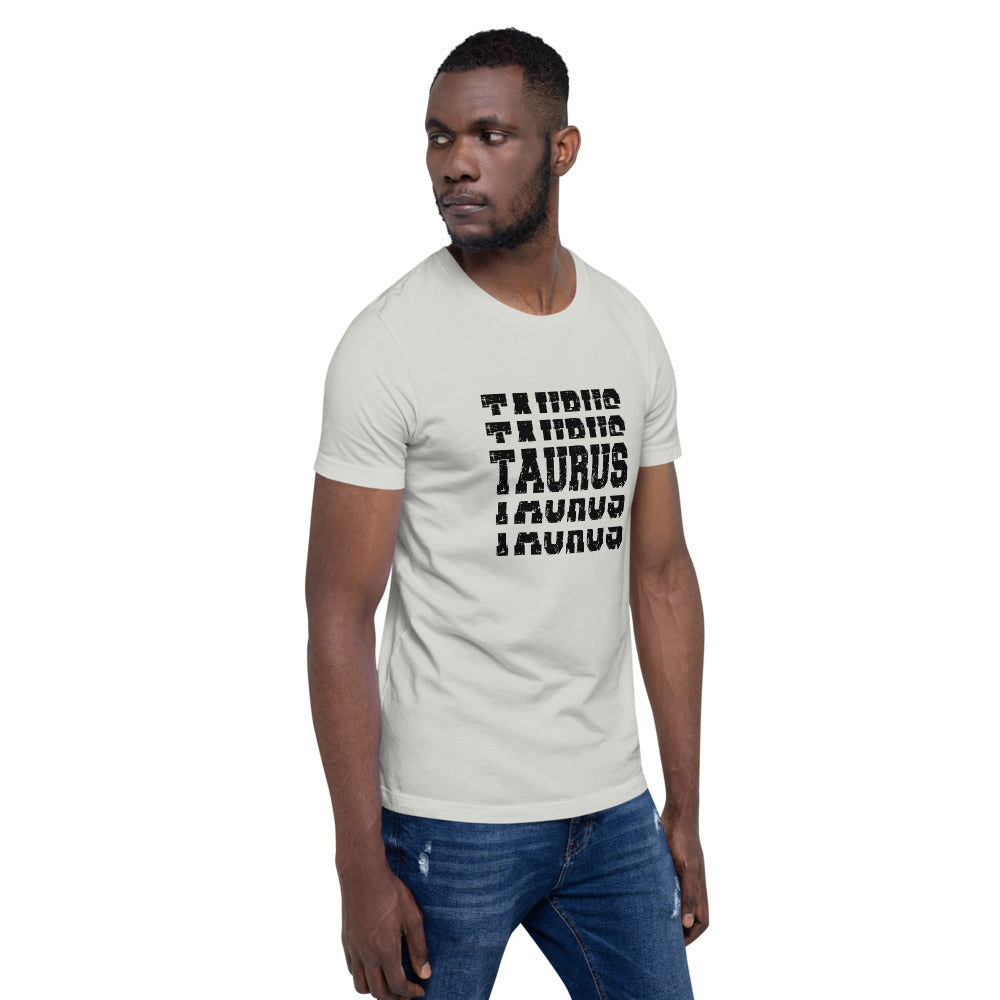 Taurus Zodiac T-Shirt Stack'em Black The Zodiac Station