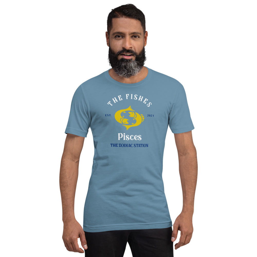 Pisces Zodiac T-Shirt Zodiac Station Short-Sleeve Unisex