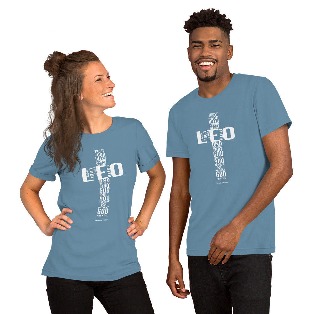 Leo Zodiac T-Shirt Short-Sleeve Unisex Cross The Zodiac Station