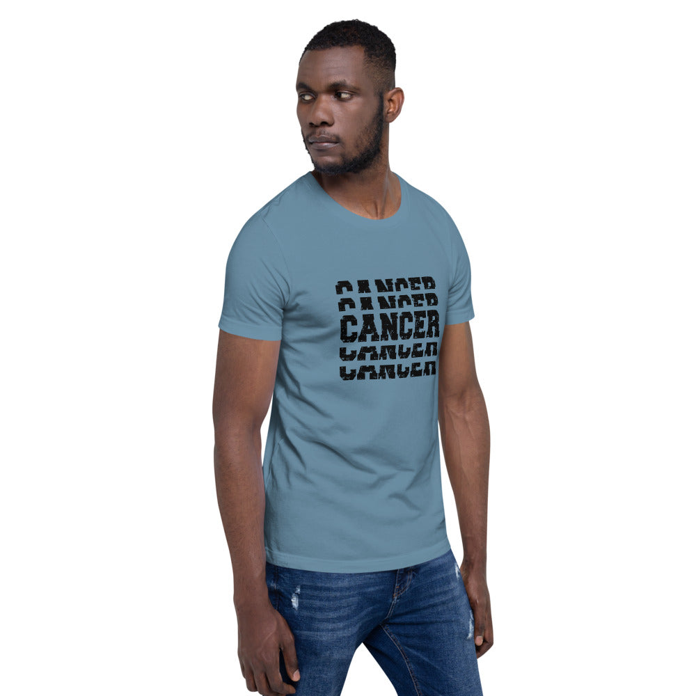 Cancer Zodiac T-Shirt Stack'em Black The Zodiac Station