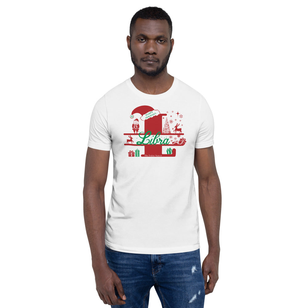 Libra Zodiac Christmas T-Shirt Letter The Zodiac Station