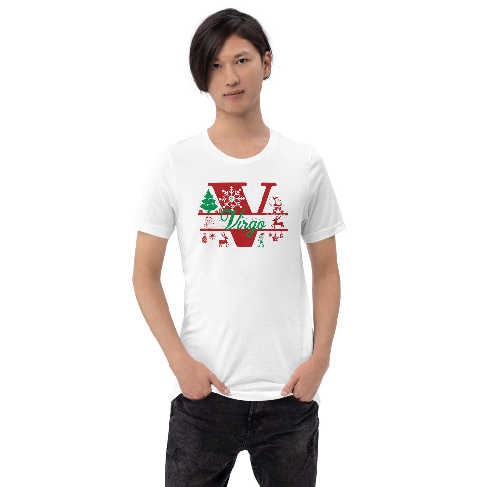 Virgo Zodiac Christmas T-Shirt Letter The Zodiac Station