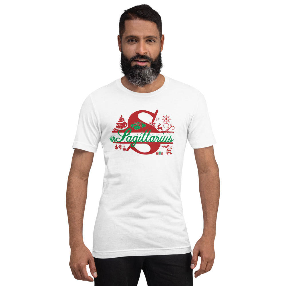 Sagittarius Zodiac Christmas T-Shirt Letter The Zodiac Station