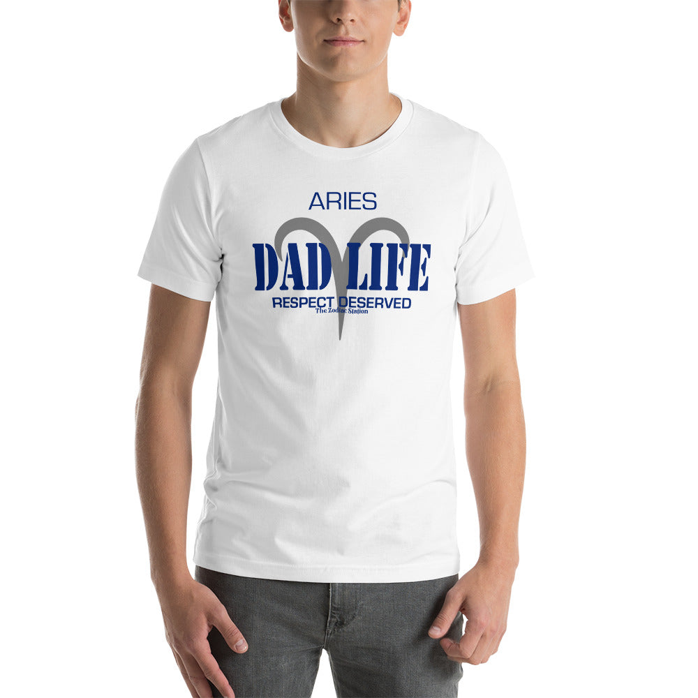 Aries Zodiac T-Shirt Short-sleeve unisex Dad Life The Zodiac Station