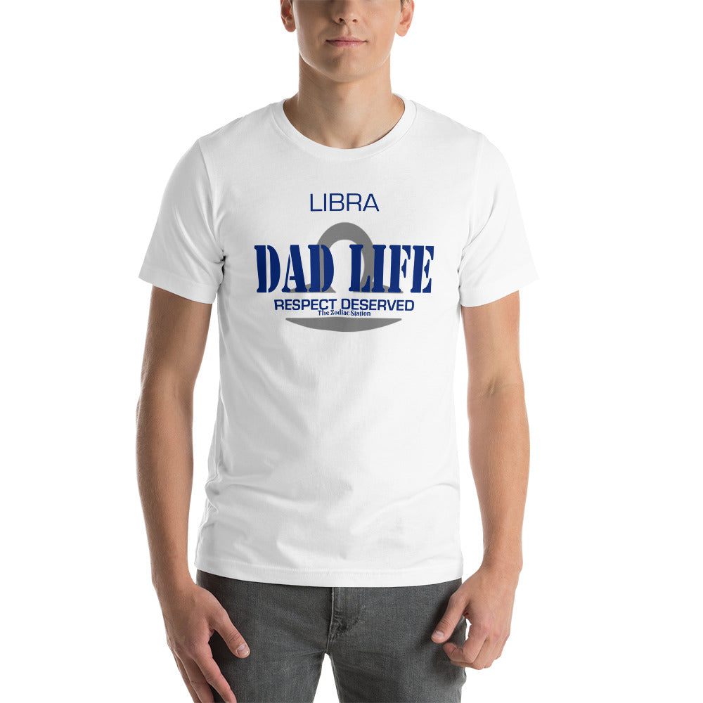 Libra Zodiac T-Shirt Short-sleeve unisex Dad Life The Zodiac Station