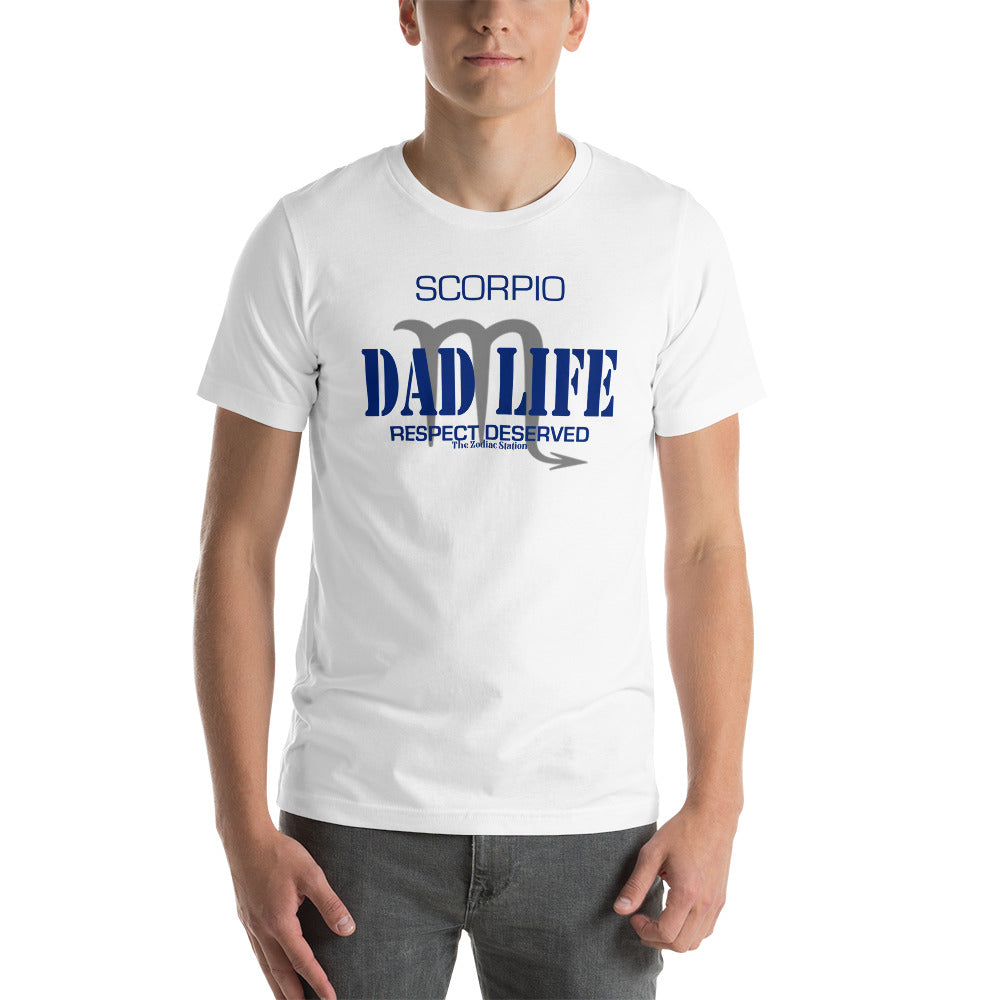 Scorpio Zodiac T-Shirt Short-sleeve unisex Dad Life The Zodiac Station