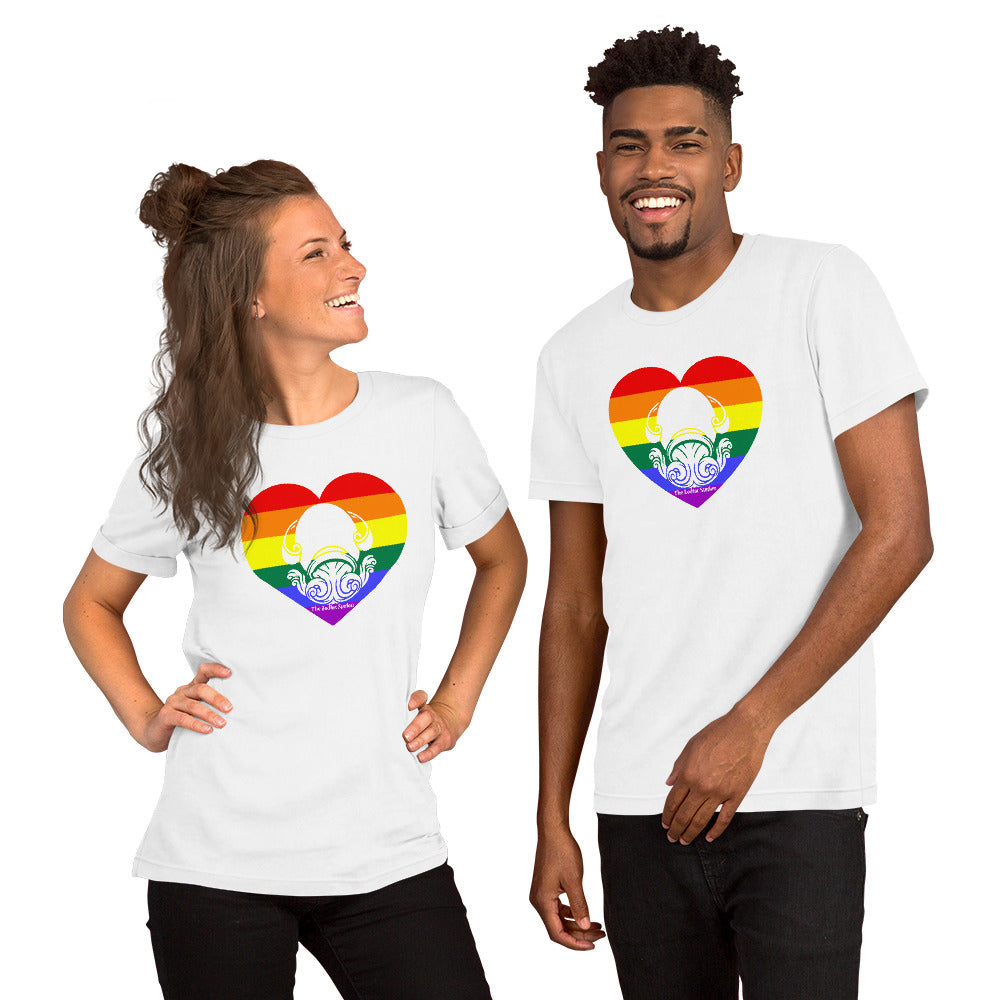 Aquarius Zodiac Shirt Unisex LGBTQ+ Heart The Zodiac Station