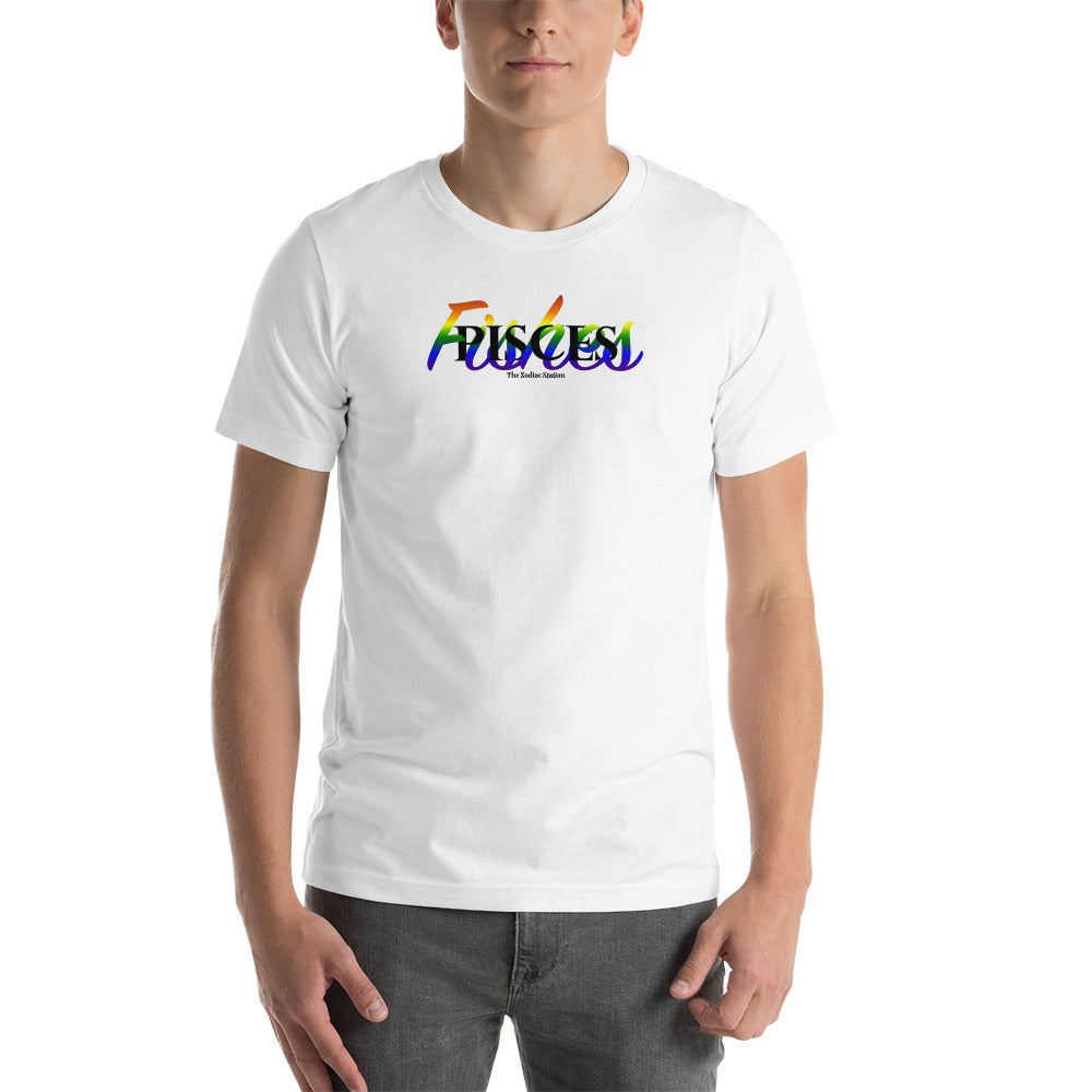 Pisces Zodiac T-Shirt Unisex LGBTQ+ Twine The Zodiac Station