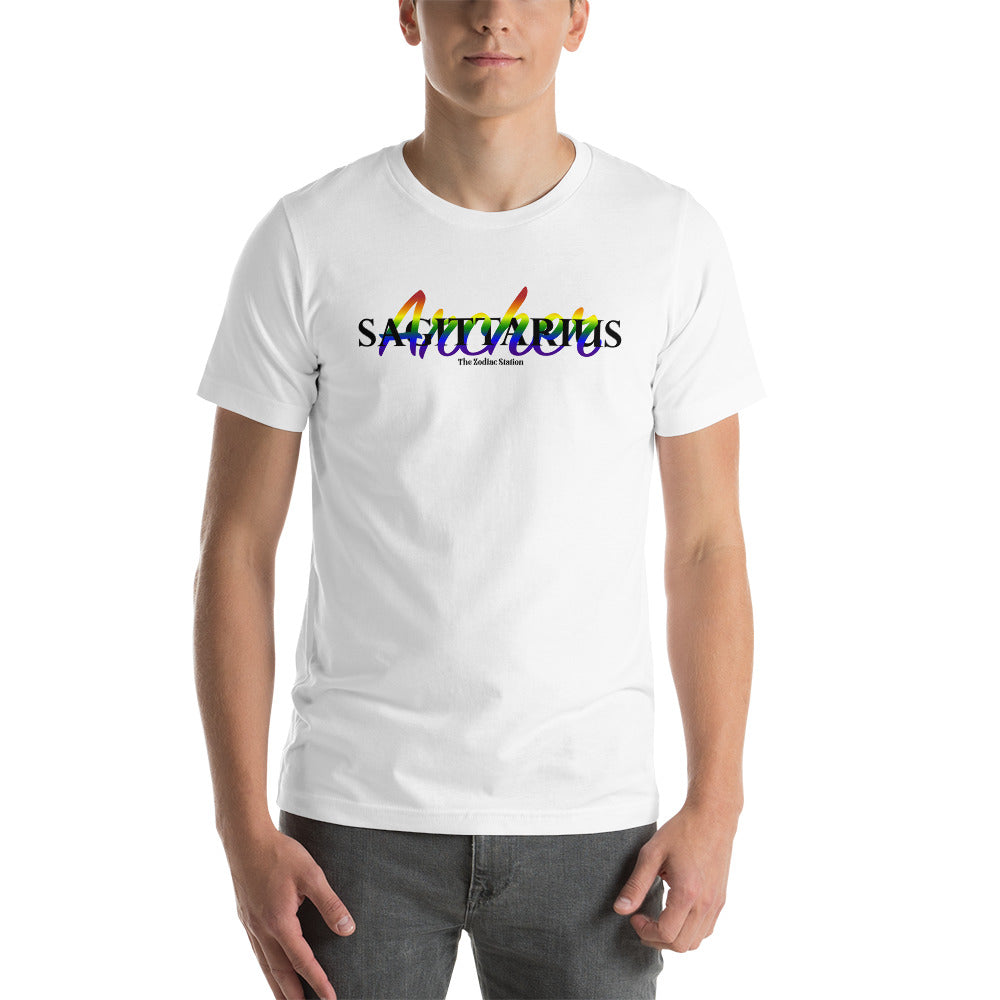 Sagittarius Zodiac T-Shirt Unisex LGBTQ+ Twine The Zodiac Station