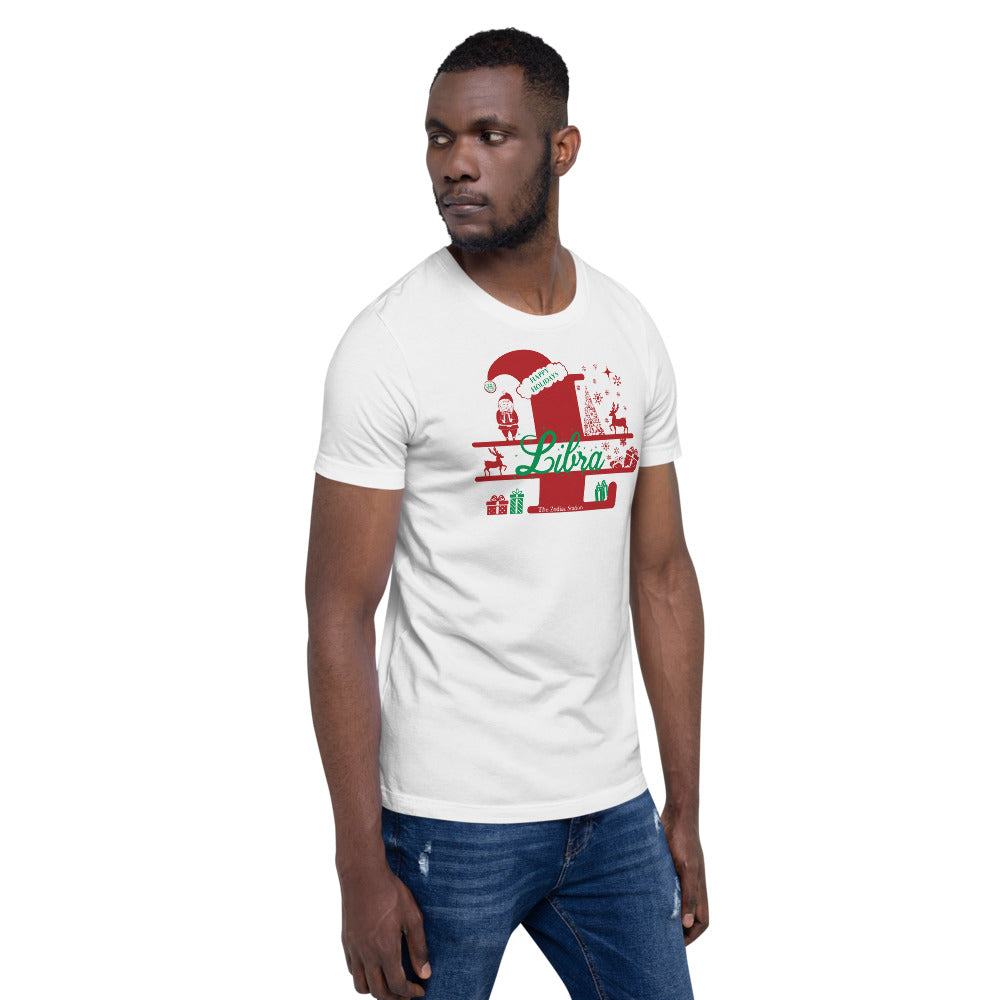 Libra Zodiac Christmas T-Shirt Letter The Zodiac Station